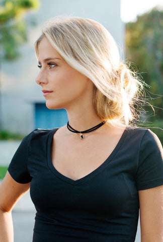 Laced Barre Choker