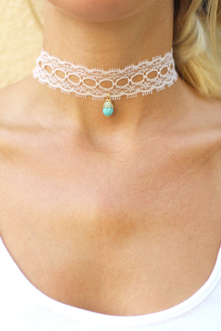 Laced Barre Choker