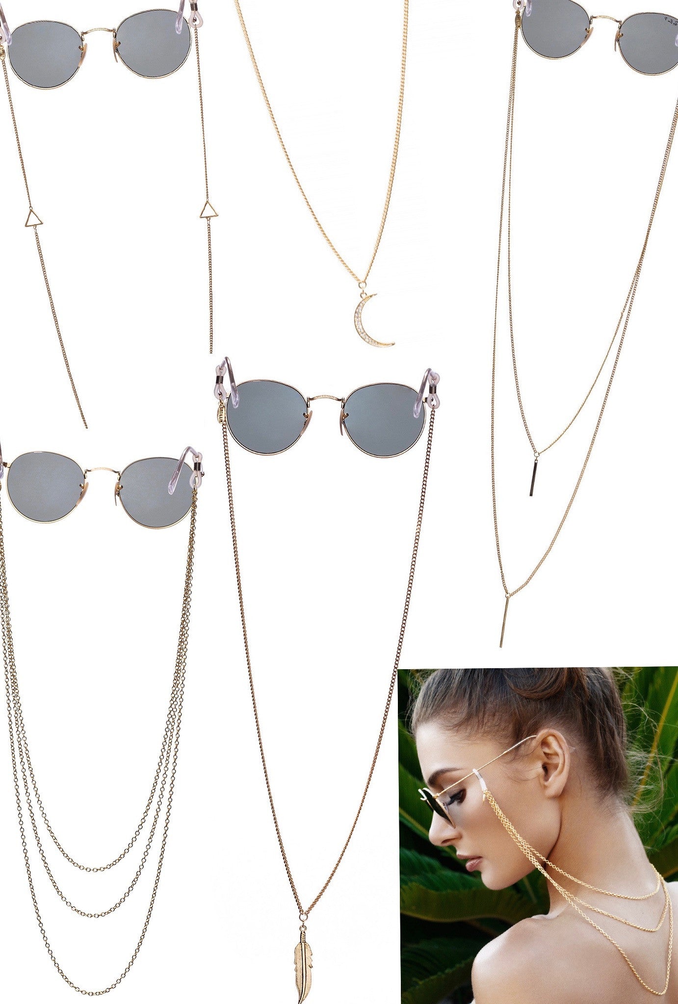 Sunglass Chains -  GIFT PACK (5)