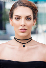 Laced Pendant Choker