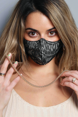 Laced Mask Black