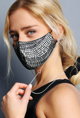 Laced Mask Black